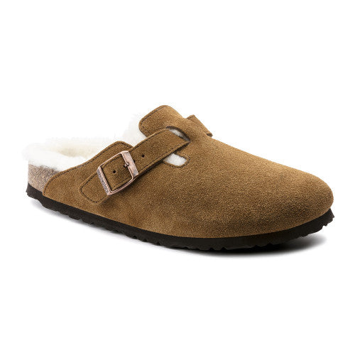 BIRKENSTOCK BOSTON SHEARLING MINK/BEIGE REGULAR