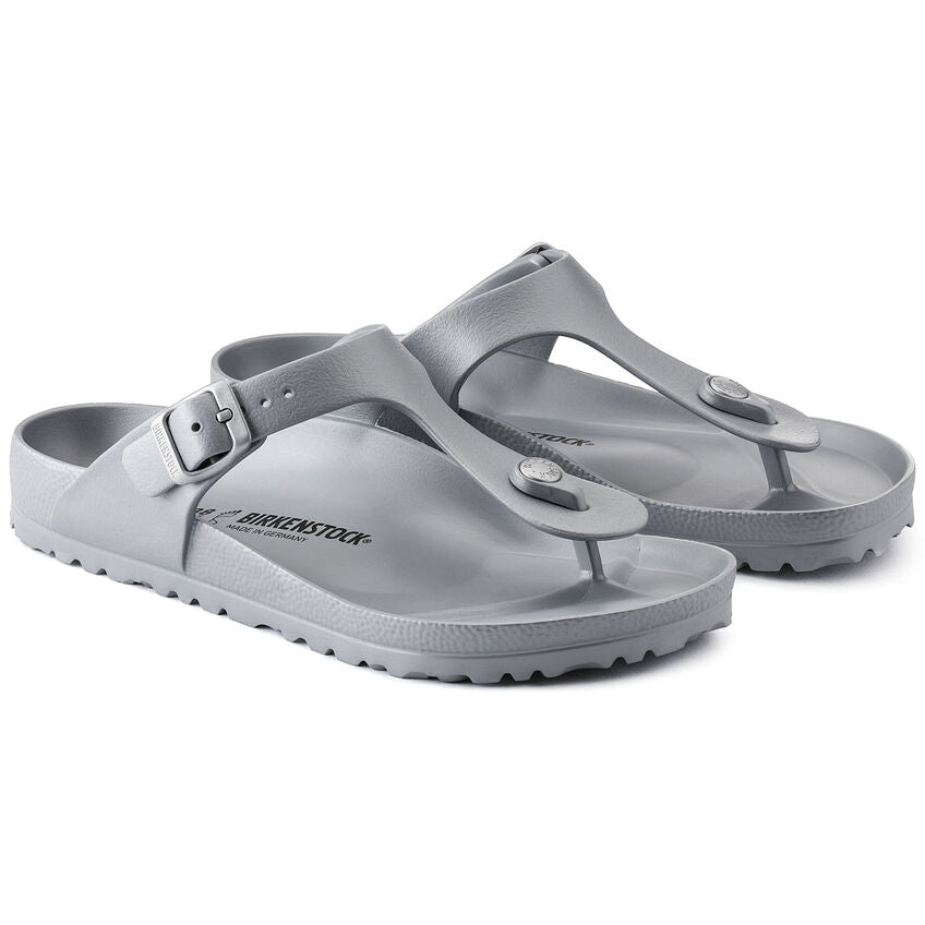 BIRKENSTOCK GIZEH METALLIC SILVER EVA