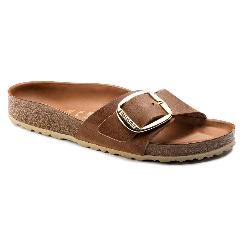 BIRKENSTOCK MADRID BIG BUCKLE COGNAC LEATHER