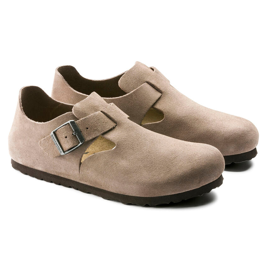 BIRKENSTOCK LONDON TAUPE SUEDE REGULAR