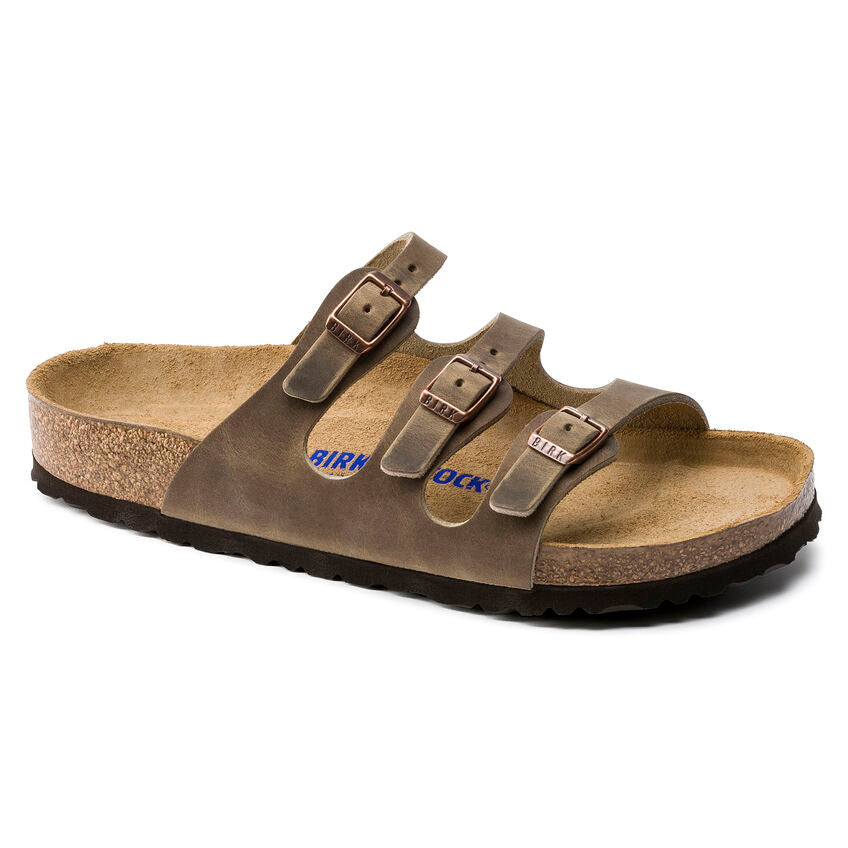 BIRKENSTOCK FLORIDA SOFT FOOTBED TOBACOO OIL LEATHER