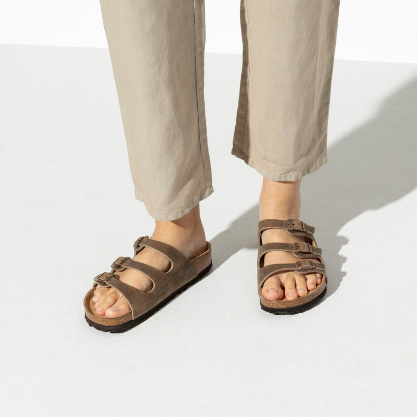 BIRKENSTOCK FLORIDA SOFT FOOTBED TOBACOO OIL LEATHER