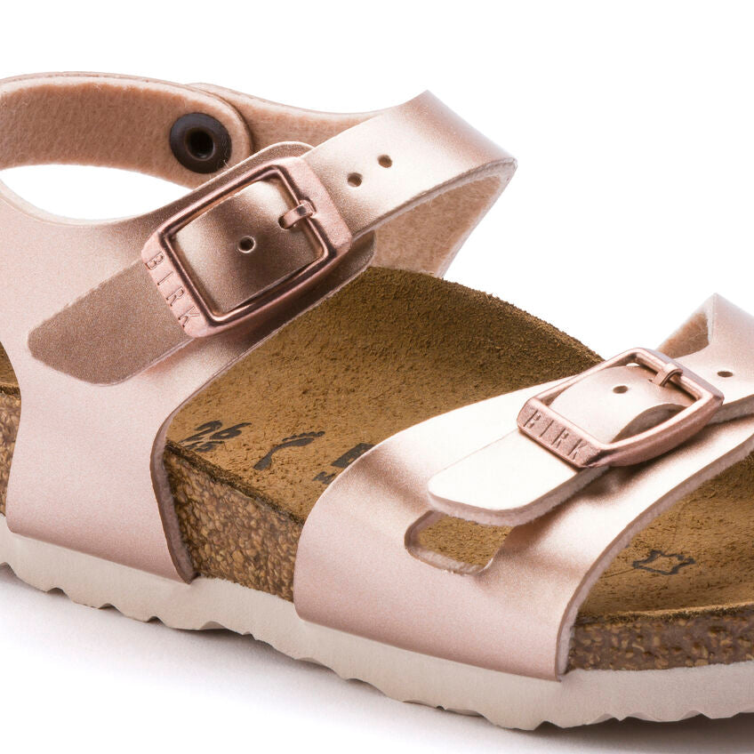 BIRKENSTOCK RIO KID ELECTRIC COPPER BIRKO FLOR NARROW