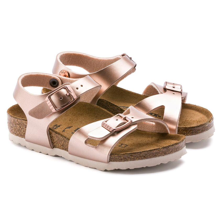 BIRKENSTOCK RIO KID ELECTRIC COPPER BIRKO FLOR NARROW