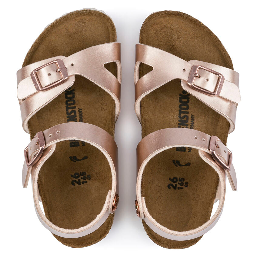 BIRKENSTOCK RIO KID ELECTRIC COPPER BIRKO FLOR NARROW