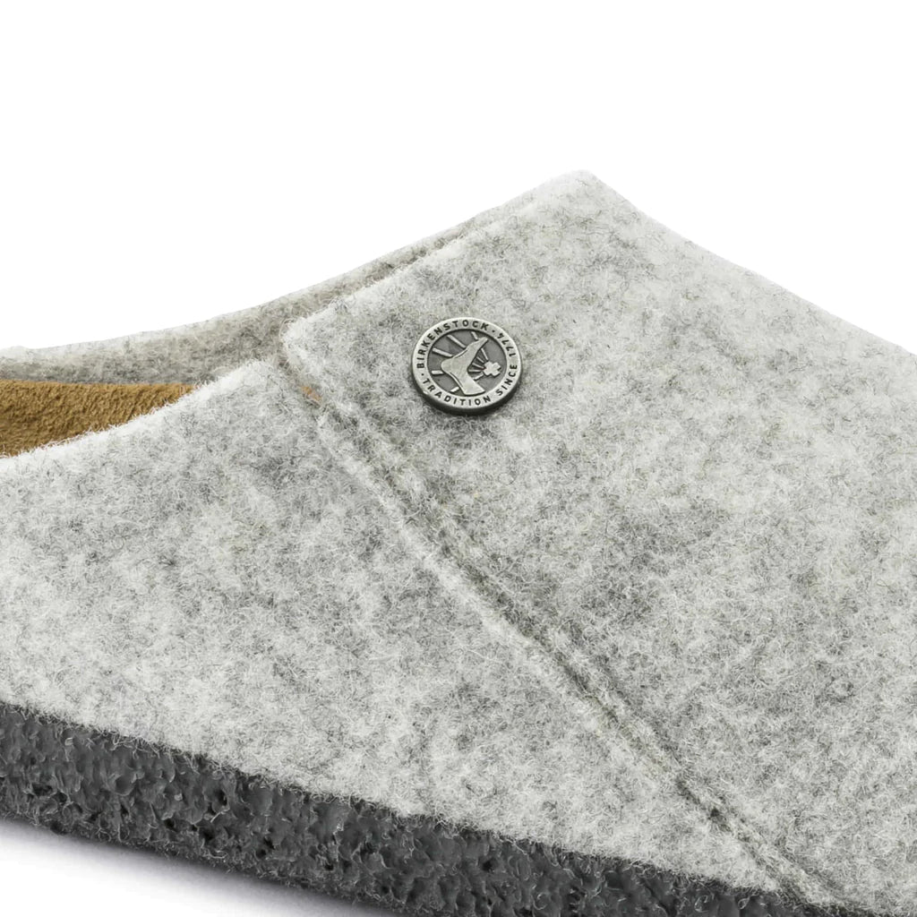 BIRKENSTOCK ZERMATT GRAY WOOL SHEARLING NARROW