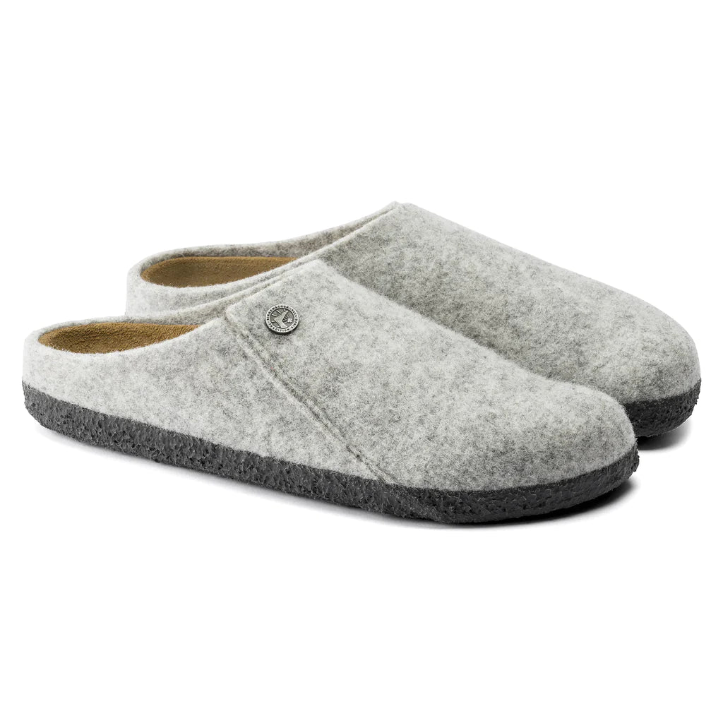 BIRKENSTOCK ZERMATT GRAY WOOL SHEARLING NARROW