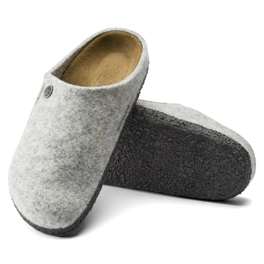 BIRKENSTOCK ZERMATT GRAY WOOL SHEARLING NARROW