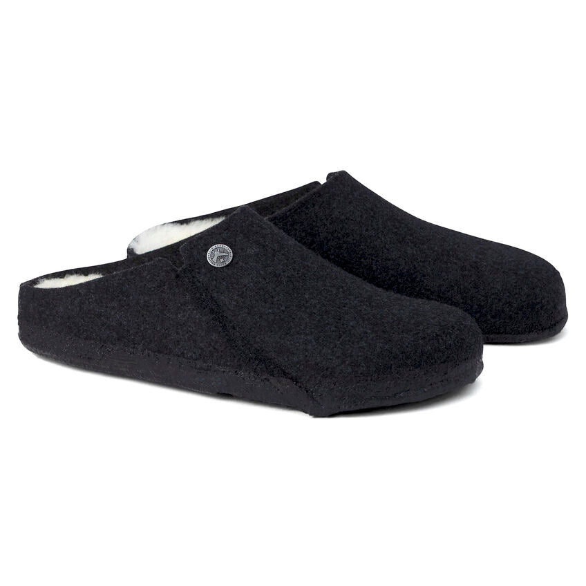 BIRKENSTOCK ZERMATT ANTHRACITE WOOL SHEARLING REGULAR