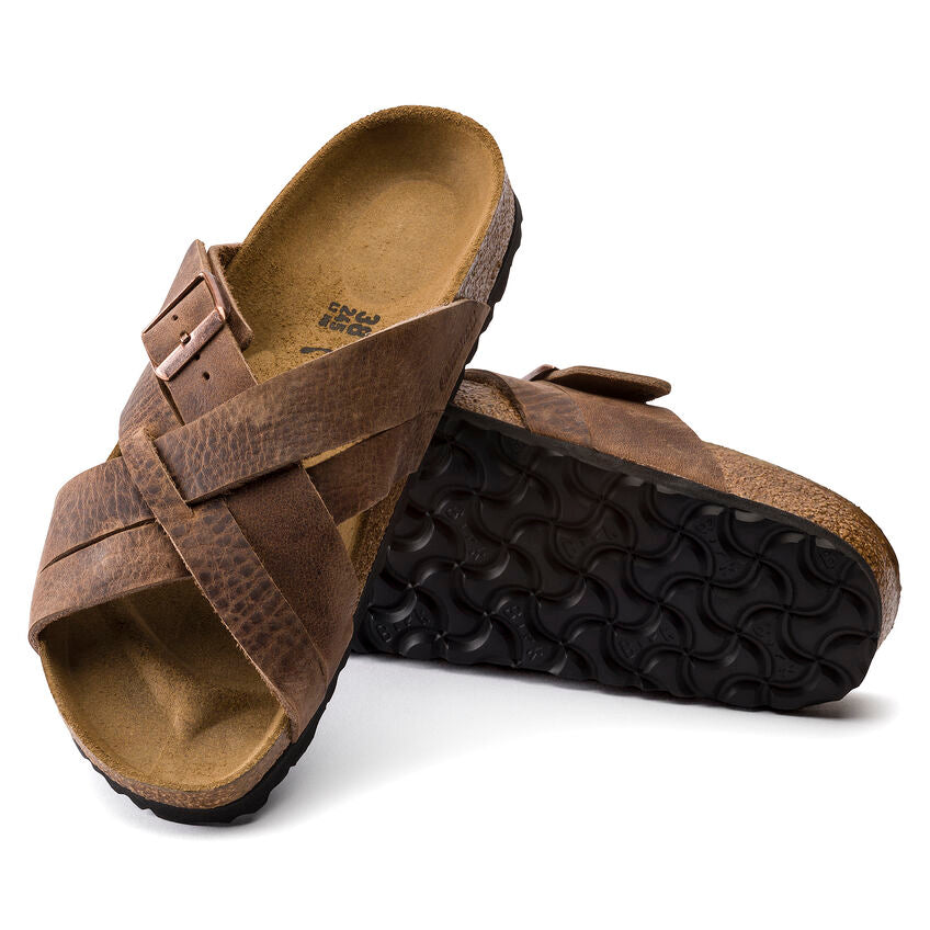 BIRKENSTOCK LUGANO TOBACCO OIL LEATHER REGULAR