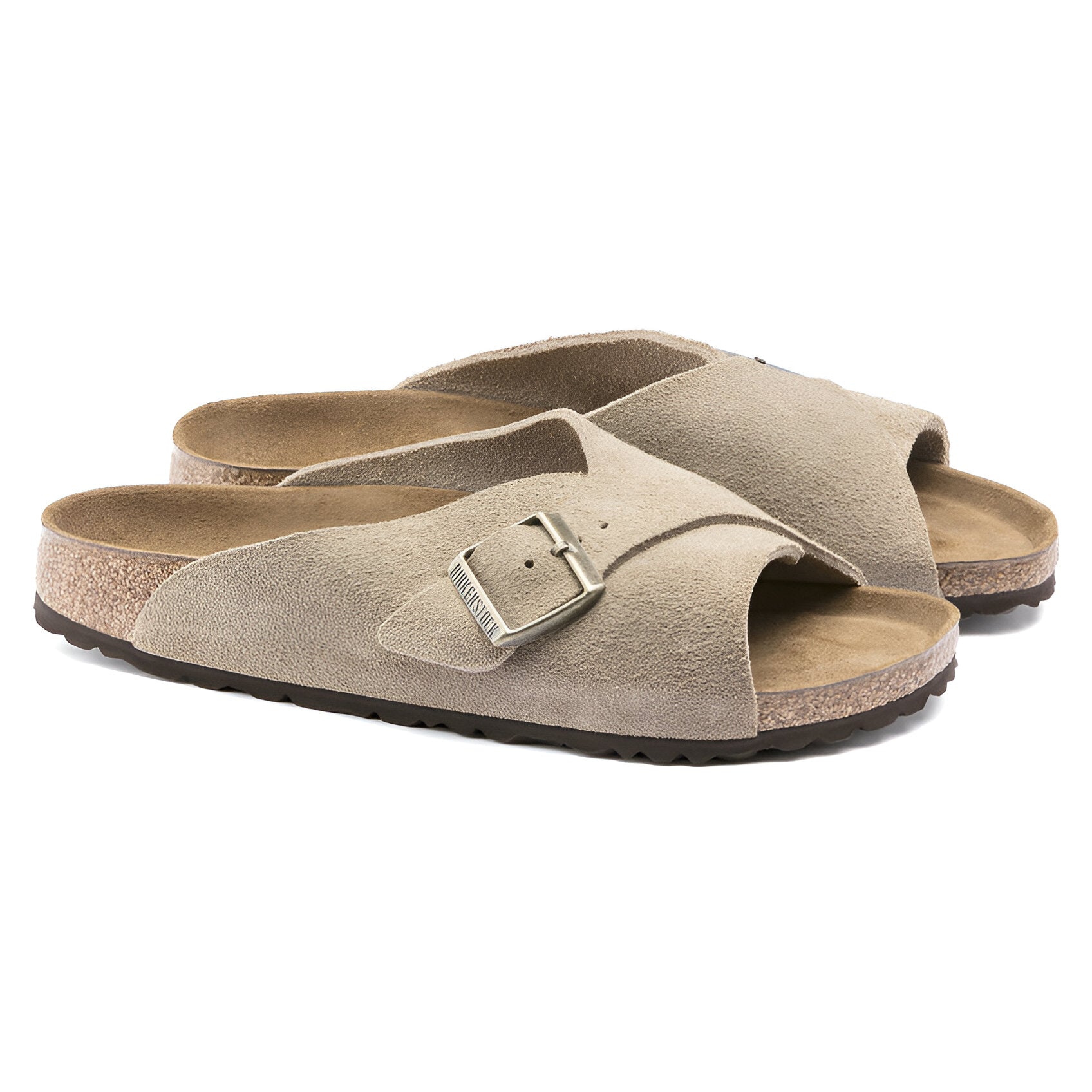 BIRKENSTOCK Arosa Soft Footbed Suede Leather Sandal Slide - Enclosed Stability, Open Comfort - Multiple Colors & Sizes