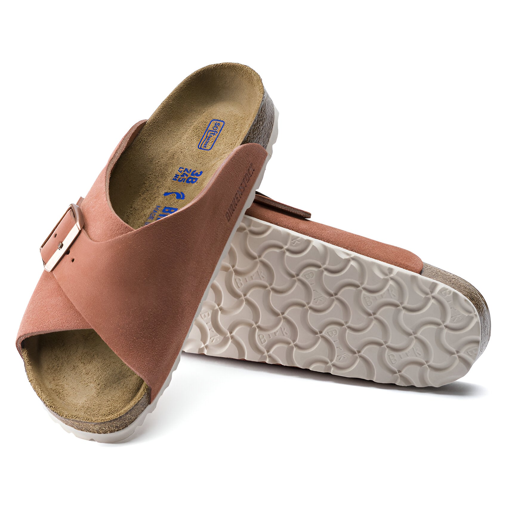 BIRKENSTOCK Arosa Soft Footbed Suede Leather Sandal Slide - Enclosed Stability, Open Comfort - Multiple Colors & Sizes