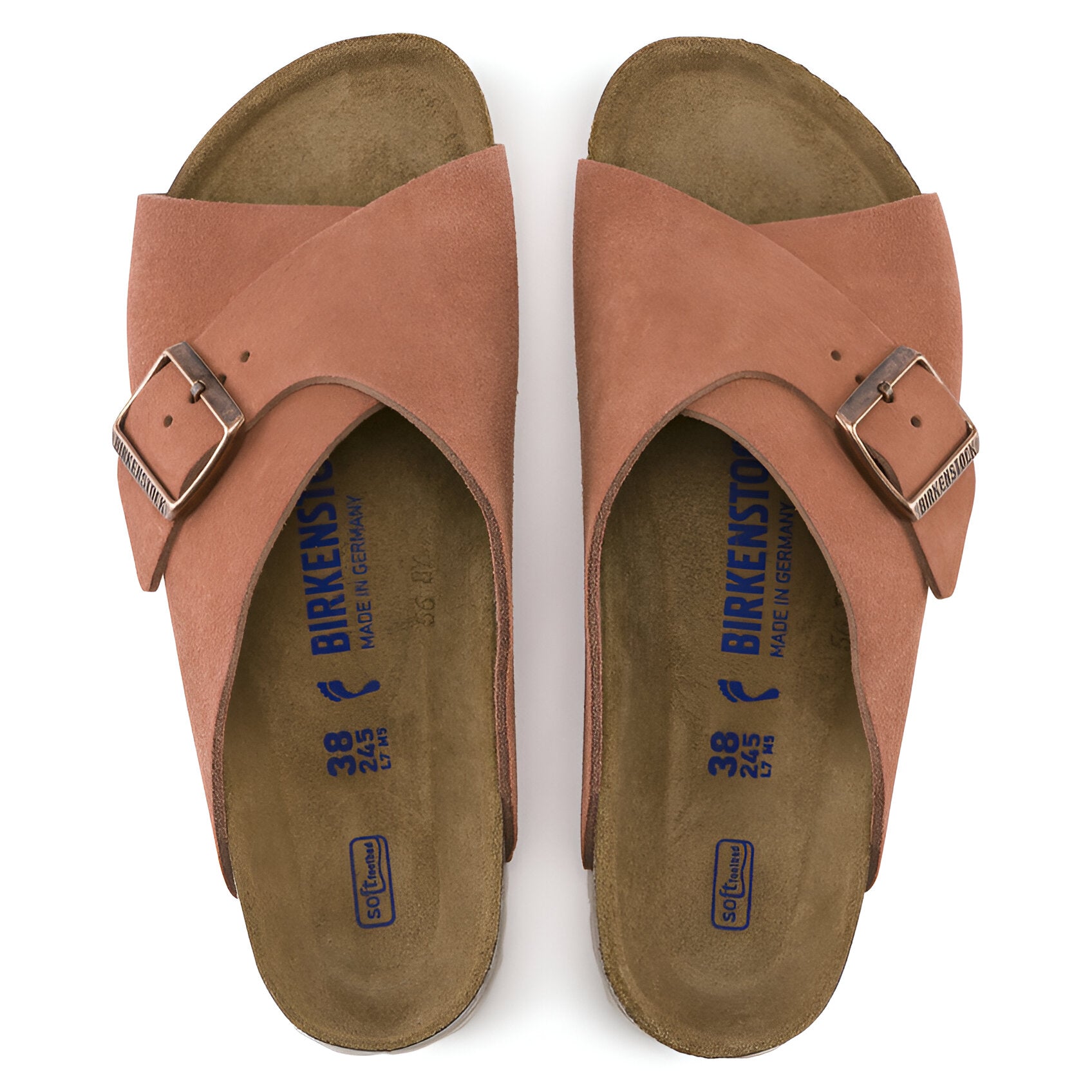 BIRKENSTOCK Arosa Soft Footbed Suede Leather Sandal Slide - Enclosed Stability, Open Comfort - Multiple Colors & Sizes