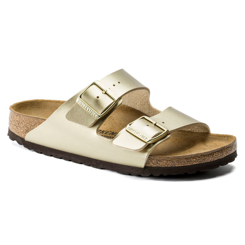 BIRKENSTOCK ARIZONA GOLD BIRKO FLOR NARROW