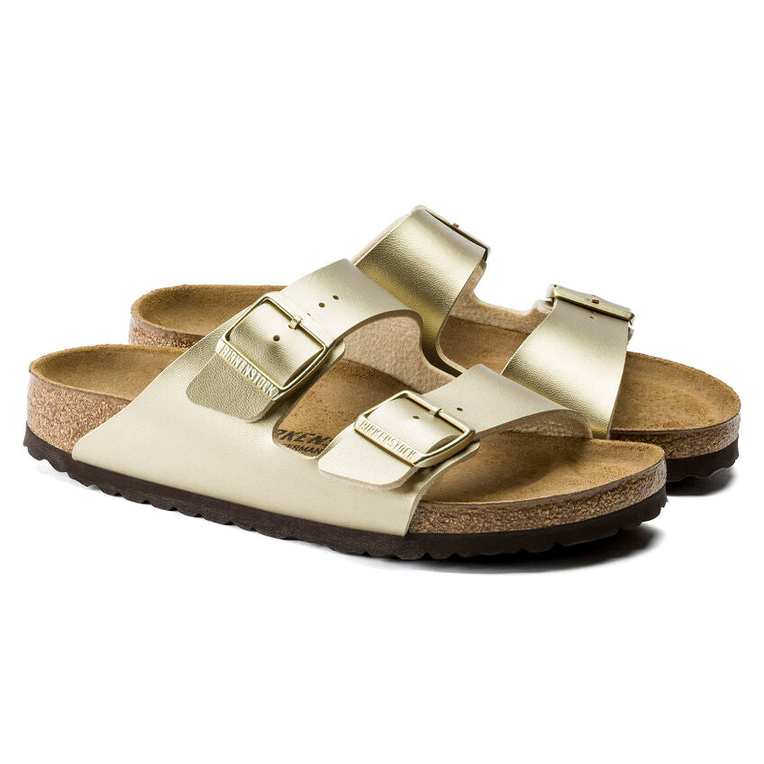 BIRKENSTOCK ARIZONA GOLD BIRKO FLOR NARROW