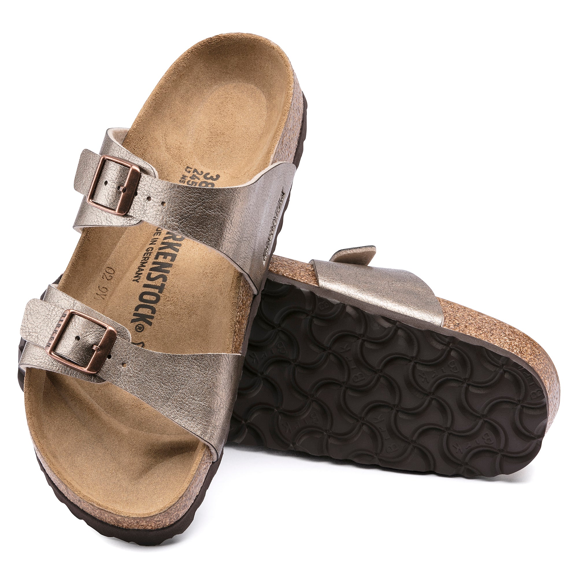 BIRKENSTOCK SYDNEY GRACEFUL TAUPE BIRKO FLOR REGULAR