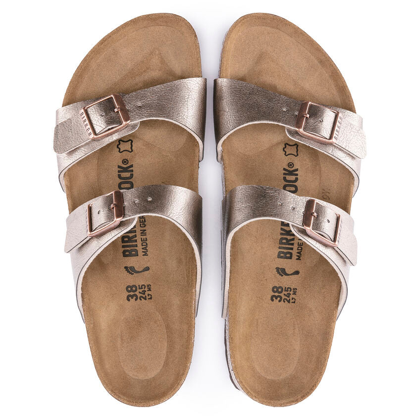 BIRKENSTOCK SYDNEY GRACEFUL TAUPE BIRKO FLOR NARROW