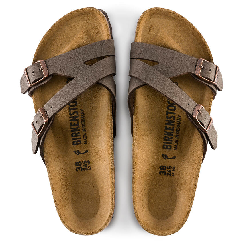 BIRKENSTOCK YAO MOCHA BIRKIBUC REGULAR