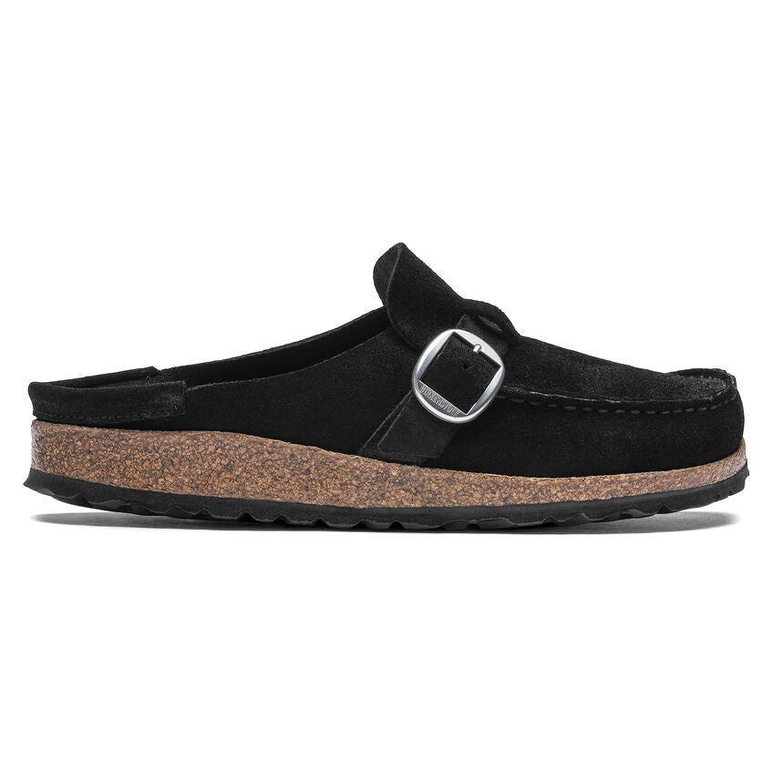 BIRKENSTOCK BUCKLEY BLACK SUEDE REGULAR