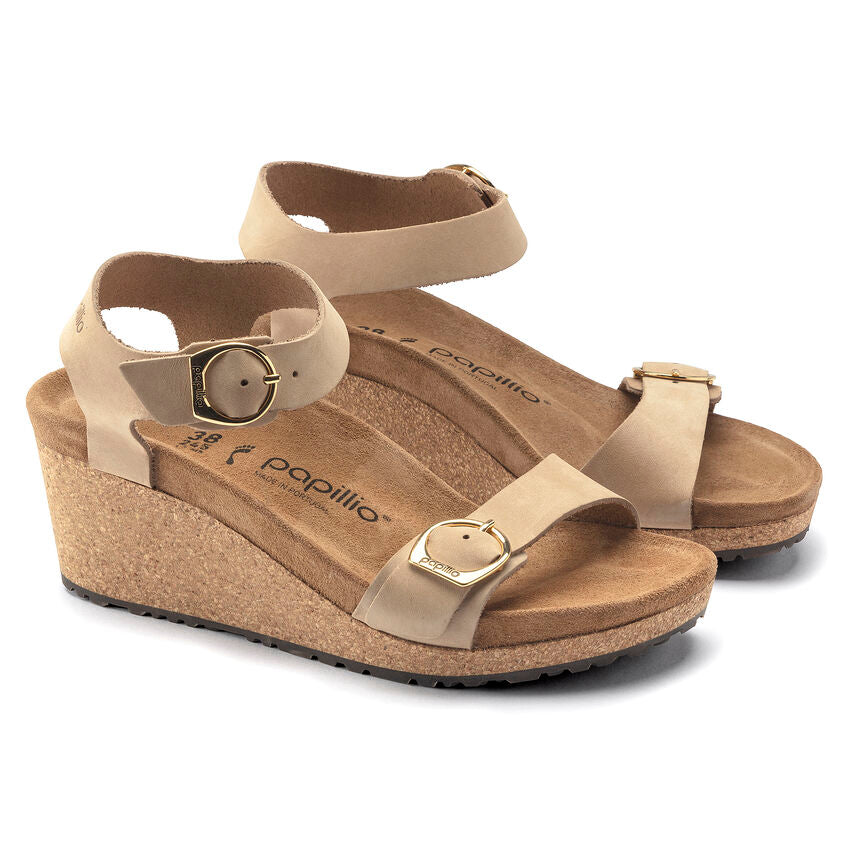 BIRKENSTOCK SOLEY SANDCASTLE NUBUCK NARROW