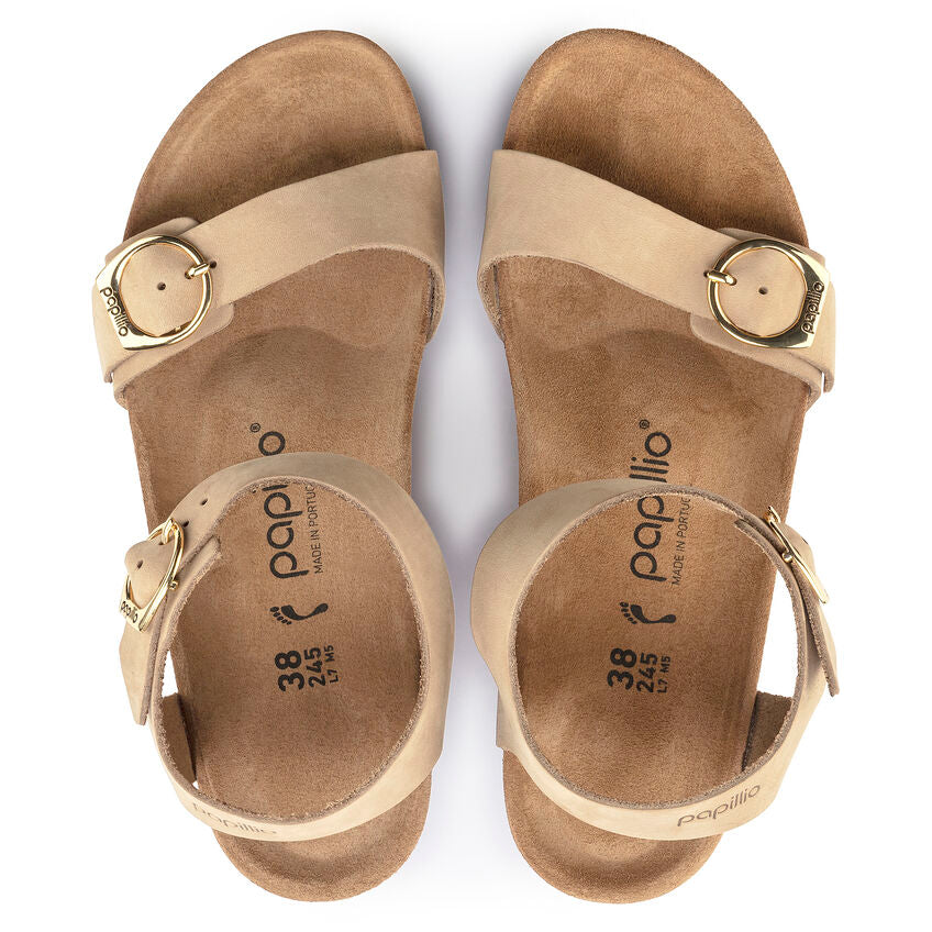 BIRKENSTOCK SOLEY SANDCASTLE NUBUCK NARROW