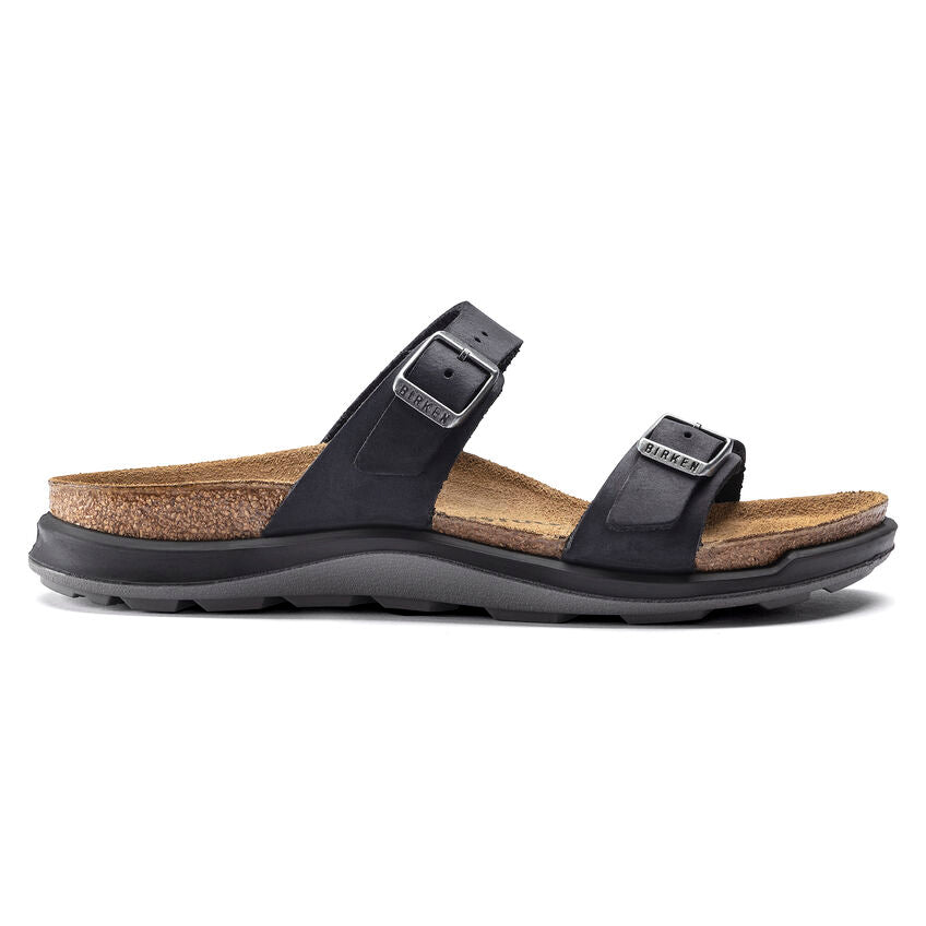 BIRKENSTOCK SIERRA BLACK OIL LEATHER REGULAR