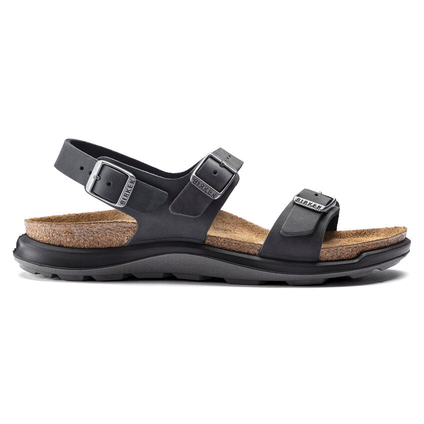 BIRKENSTOCK SONORA BLACK OIL LEATHER REGULAR