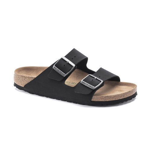 BIRKENSTOCK ARIZONA VEGAN BLACK BIRKIBUC REGULAR