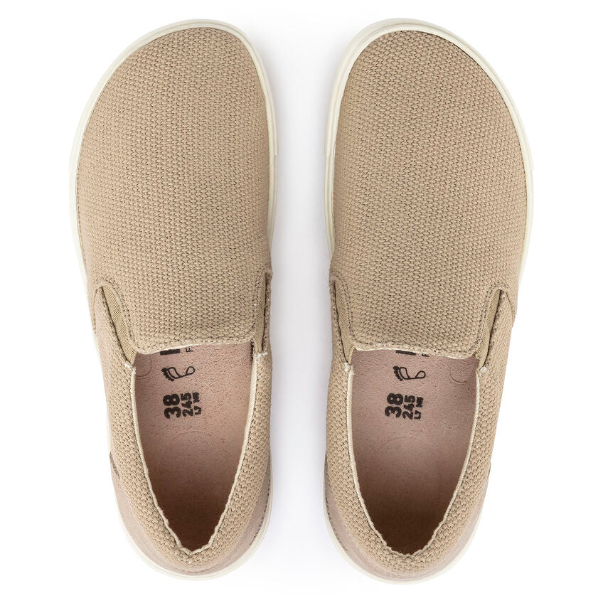 BIRKENSTOCK OSWEGO SANDCASTLE TEXTILE NARROW