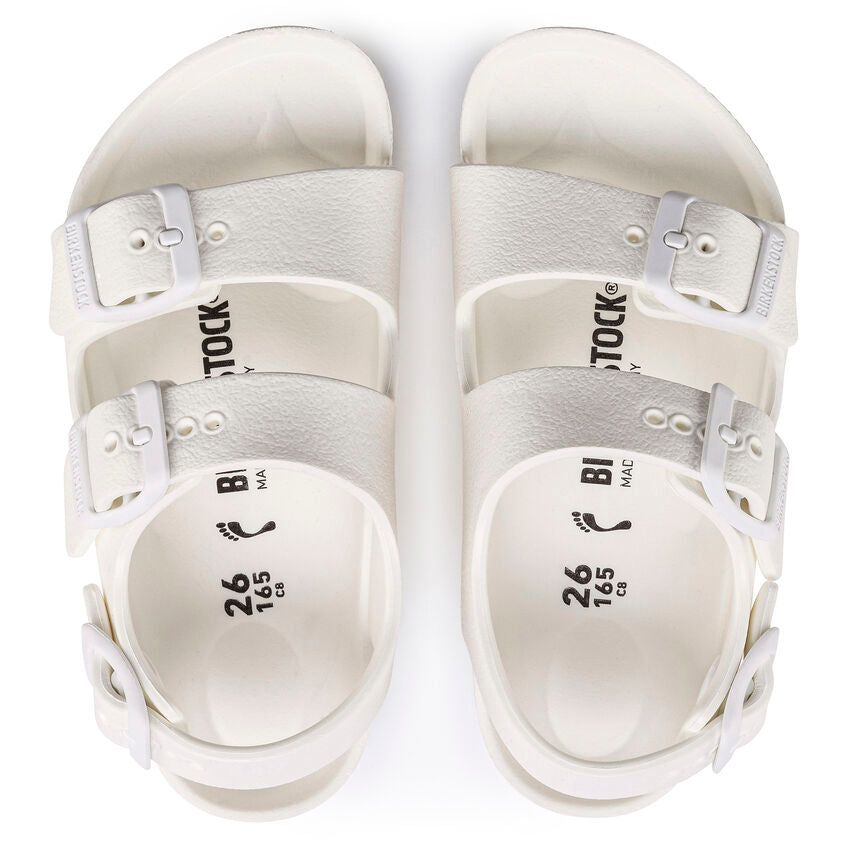 BIRKENSTOCK MILANO KID WHITE EVA NARROW