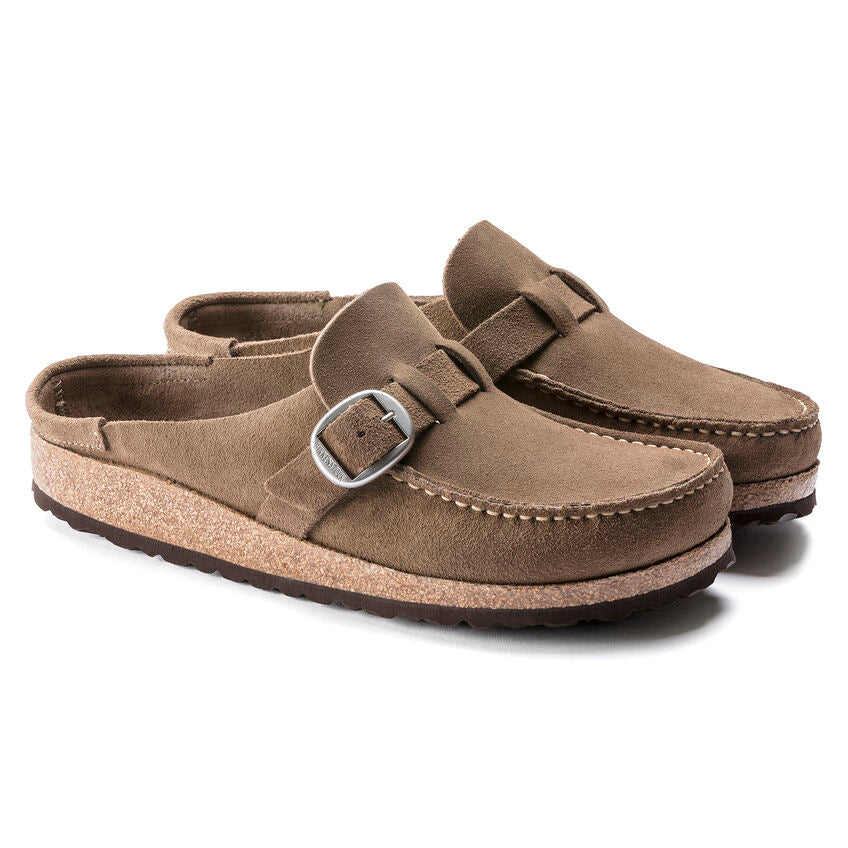 BIRKENSTOCK BUCKLEY GRAY TAUPE SUEDE REGULAR