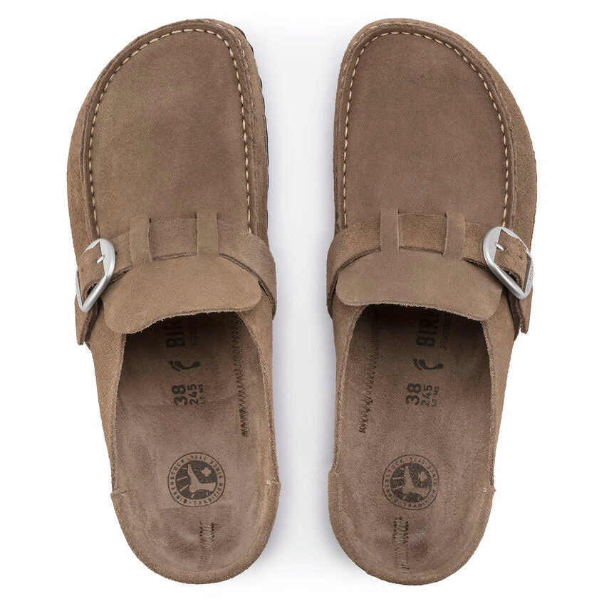 BIRKENSTOCK BUCKLEY GRAY TAUPE SUEDE REGULAR