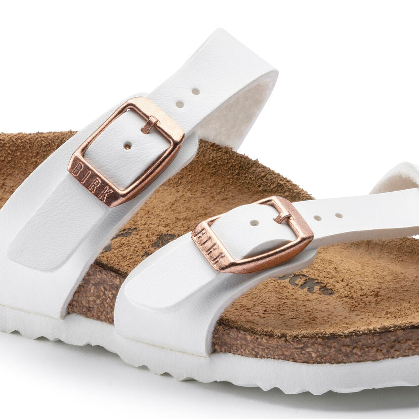 BIRKENSTOCK MAYARI KID WHITE BIRKO FLOR NARROW