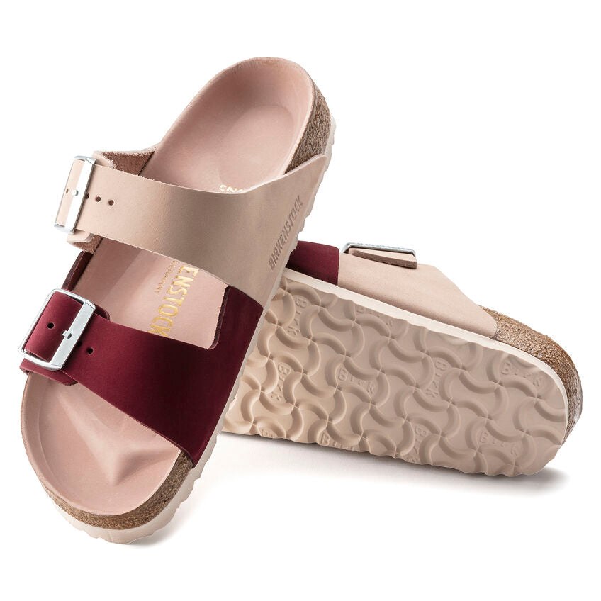 BIRKENSTOCK Arizona Split Color-Block Leather Sandals - Monochrome Chic with Premium Craftsmanship - Multiple Colors & Sizes