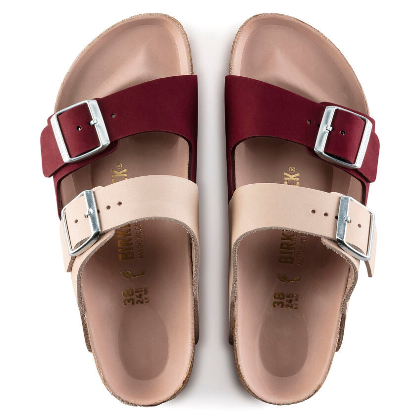 BIRKENSTOCK Arizona Split Color-Block Leather Sandals - Monochrome Chic with Premium Craftsmanship - Multiple Colors & Sizes