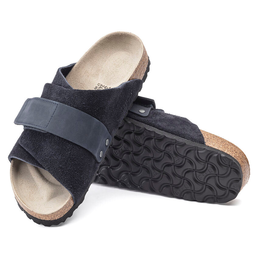 BIRKENSTOCK KYOTO MIDNIGHT SUEDE NARROW