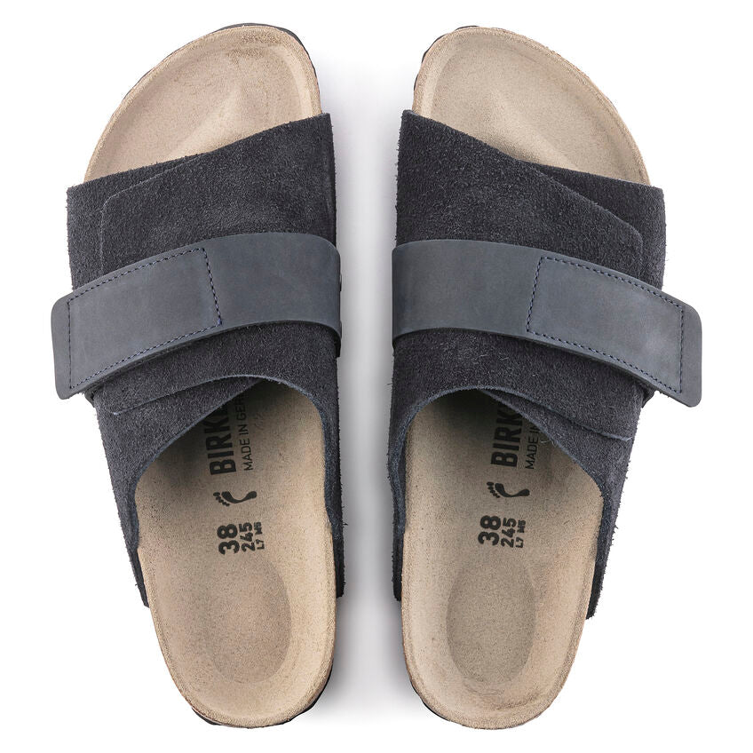 BIRKENSTOCK KYOTO MIDNIGHT SUEDE NARROW