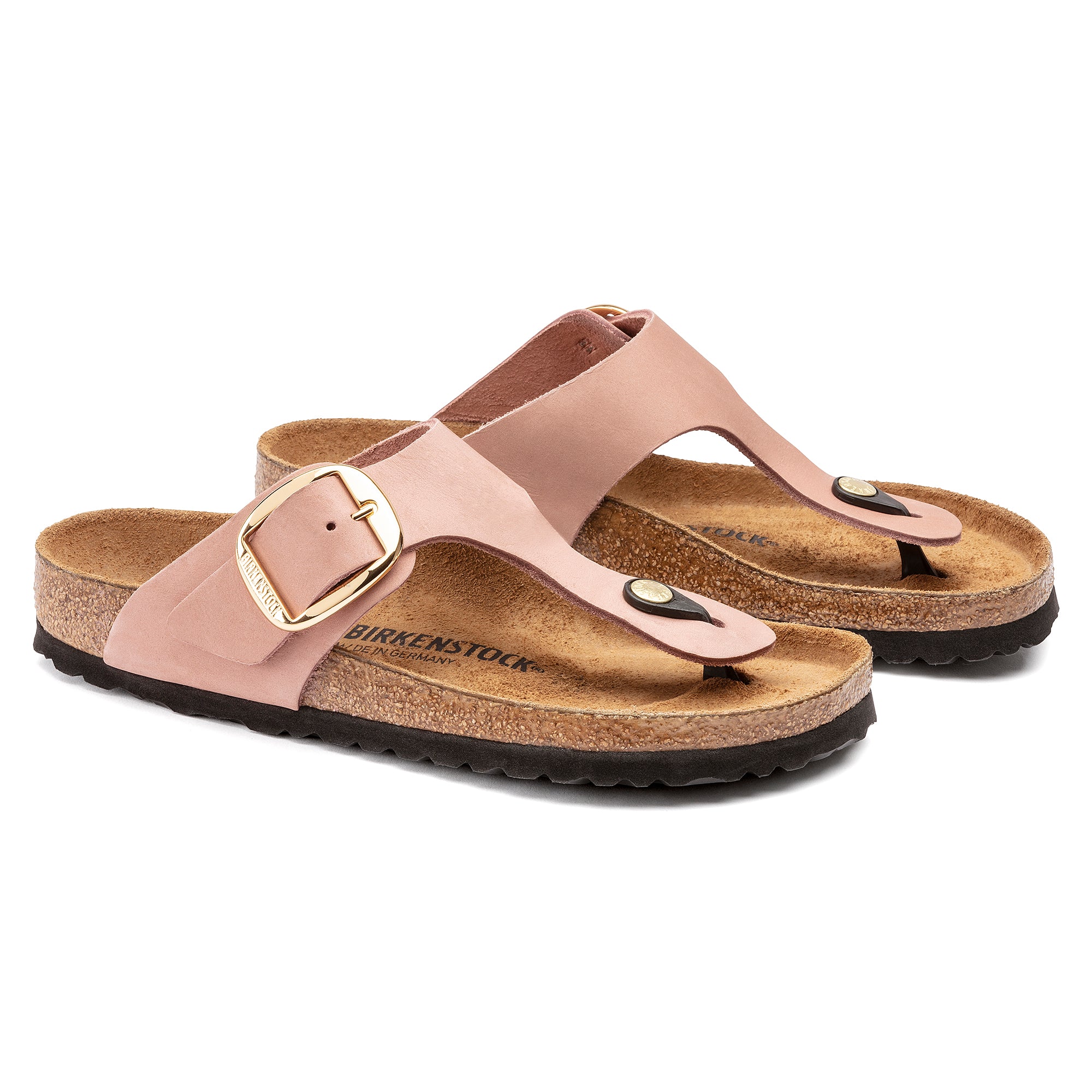 BIRKENSTOCK Gizeh Big Buckle Nubuck Leather Sandals - Classic Style with Striking Elegance - Multiple Color & Sizes