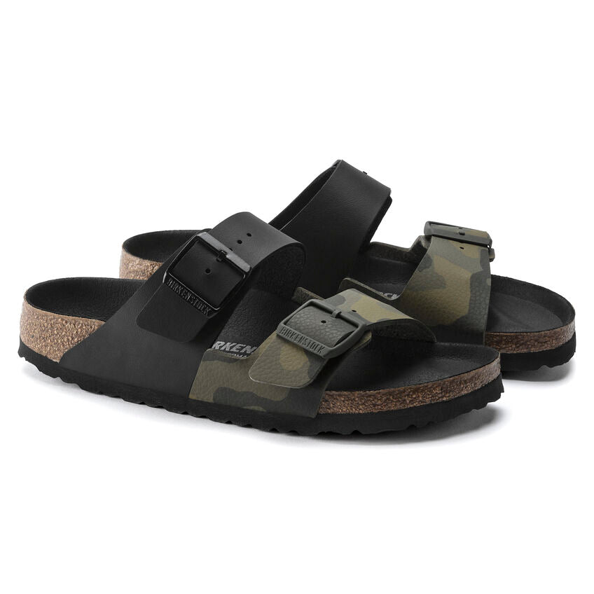 BIRKENSTOCK Arizona Split Color-Block Leather Sandals - Monochrome Chic with Premium Craftsmanship - Multiple Colors & Sizes