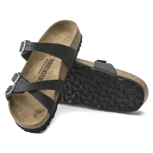 BIRKENSTOCK FRANCA BLACK OIL LEATHER REGULAR