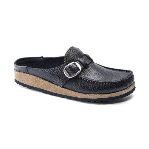 BIRKENSTOCK BUCKLEY NAVY LEATHER NARROW