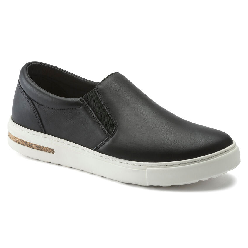 BIRKENSTOCK OSWEGO BLACK LEATHER NARROW