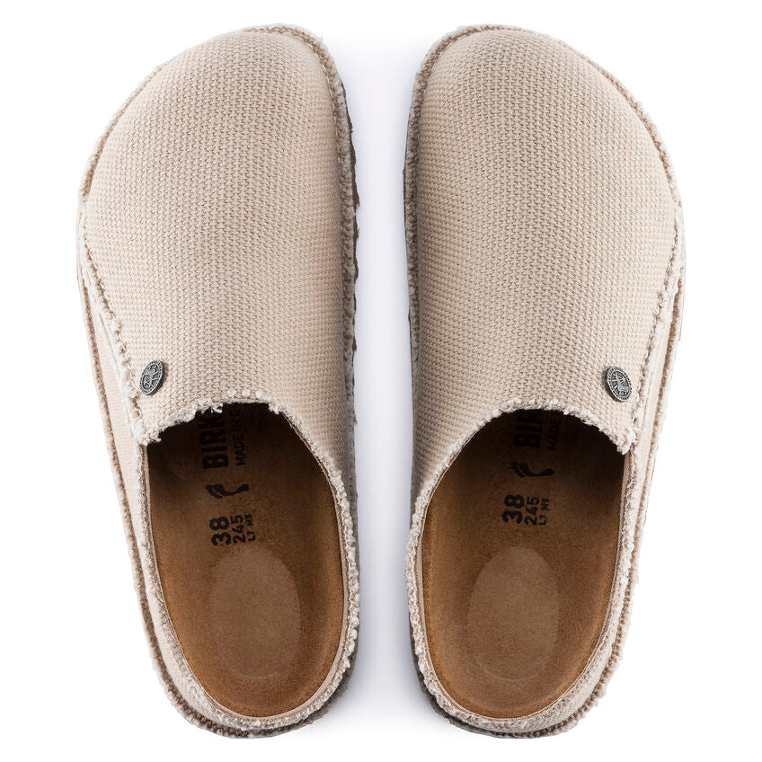 BIRKENSTOCK ZERMATT EGGSHELL TEXTILE REGULAR