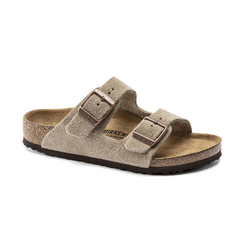 BIRKENSTOCK ARIZONA KID TAUPE SUEDE NARROW