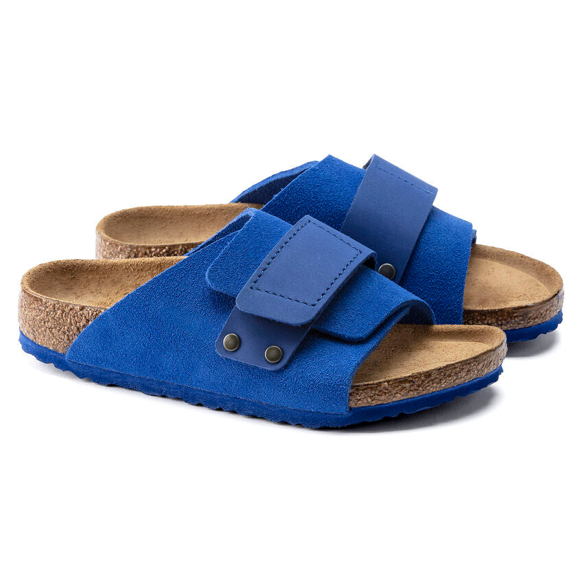 BIRKENSTOCK KYOTO KID ULTRA BLUE SUEDE NARROW