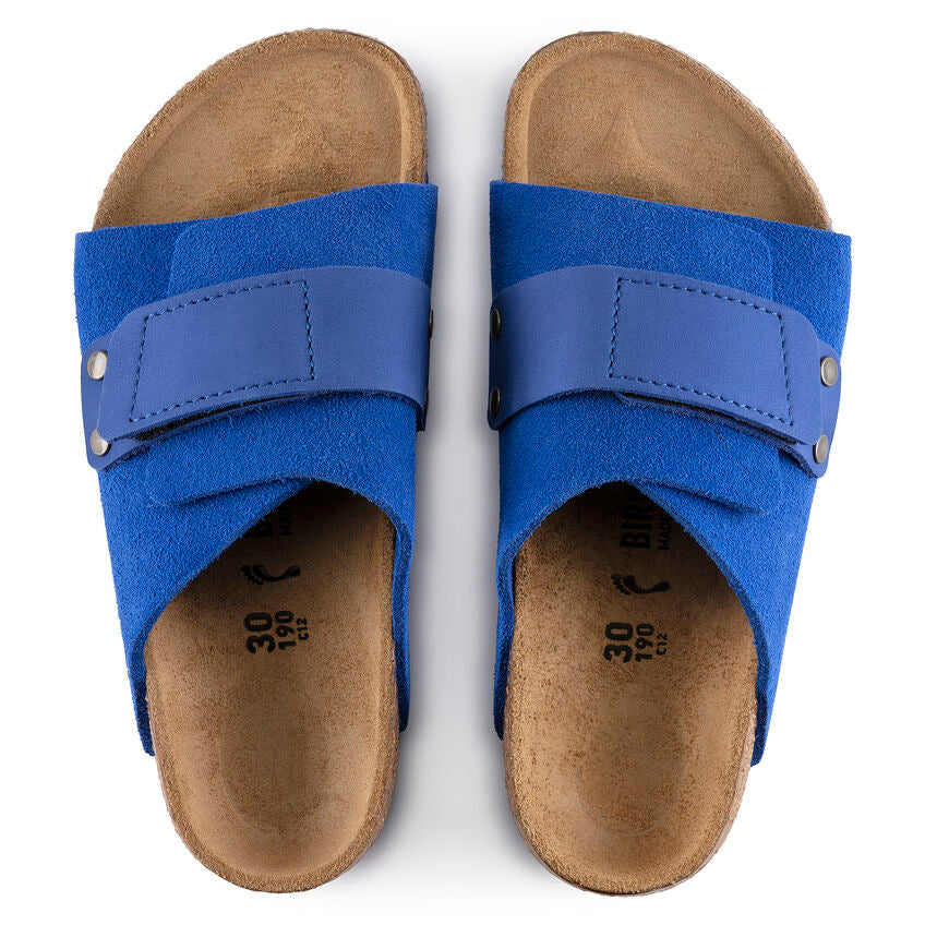 BIRKENSTOCK KYOTO KID ULTRA BLUE SUEDE NARROW