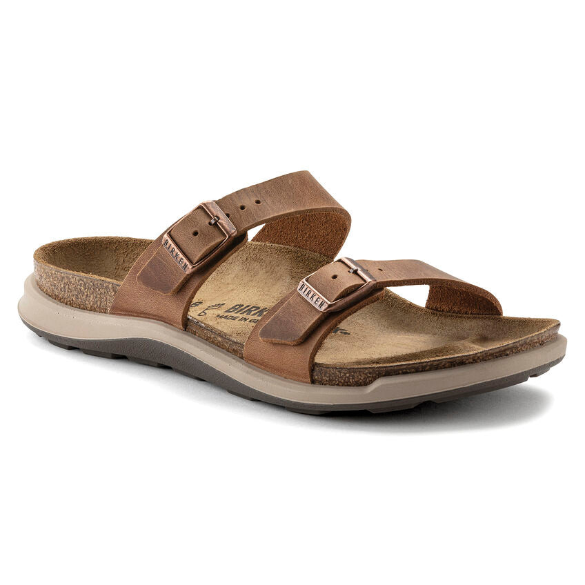 BIRKENSTOCK SIERRA GINGER BROWN OIL LEATHER REGULAR