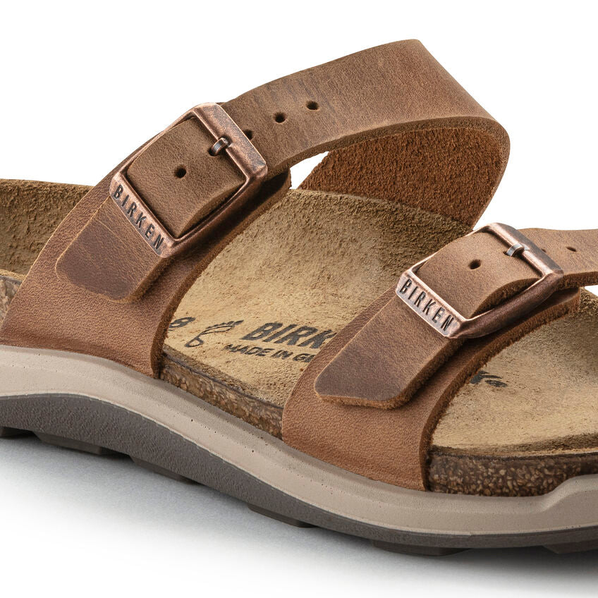 BIRKENSTOCK SIERRA GINGER BROWN OIL LEATHER REGULAR