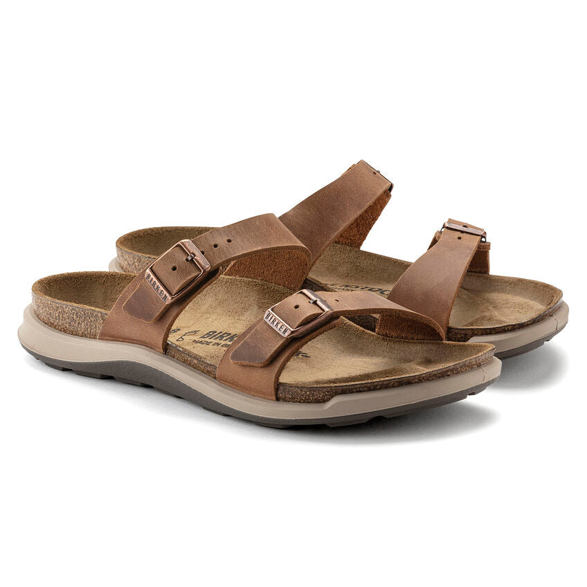 BIRKENSTOCK SIERRA GINGER BROWN OIL LEATHER REGULAR