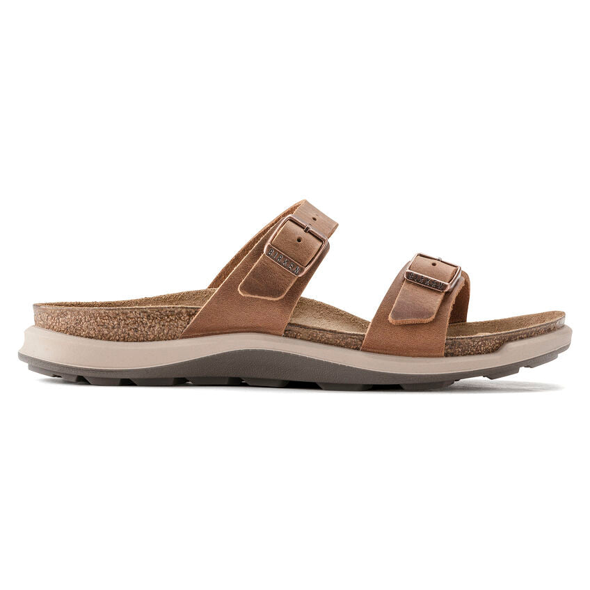 BIRKENSTOCK SIERRA GINGER BROWN OIL LEATHER REGULAR